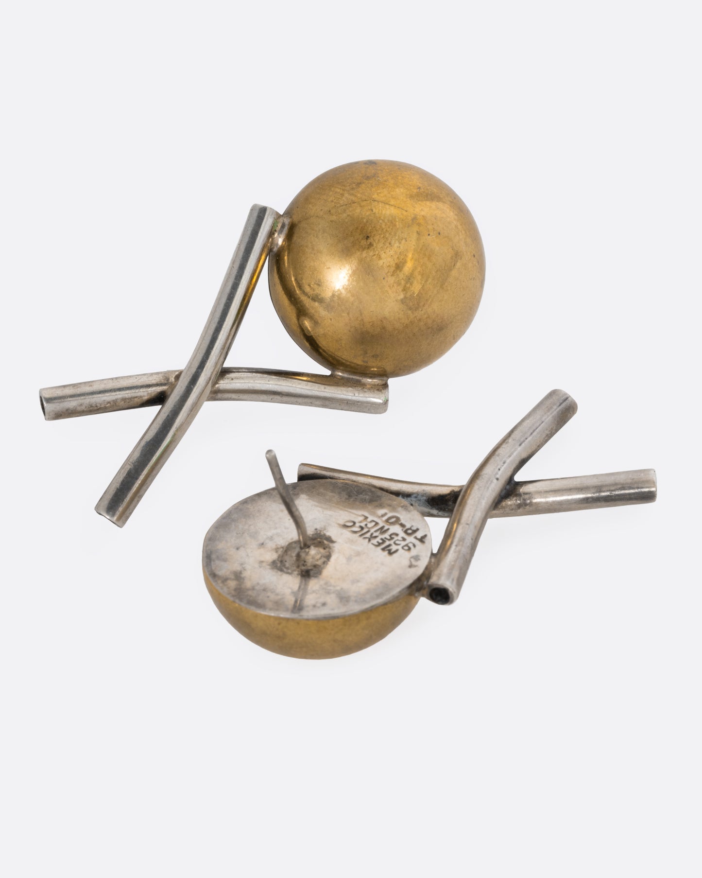Mixed Metal X Earrings