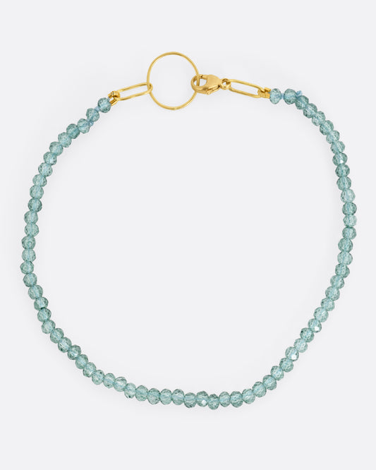 Green Quartz Beaded Bracelet