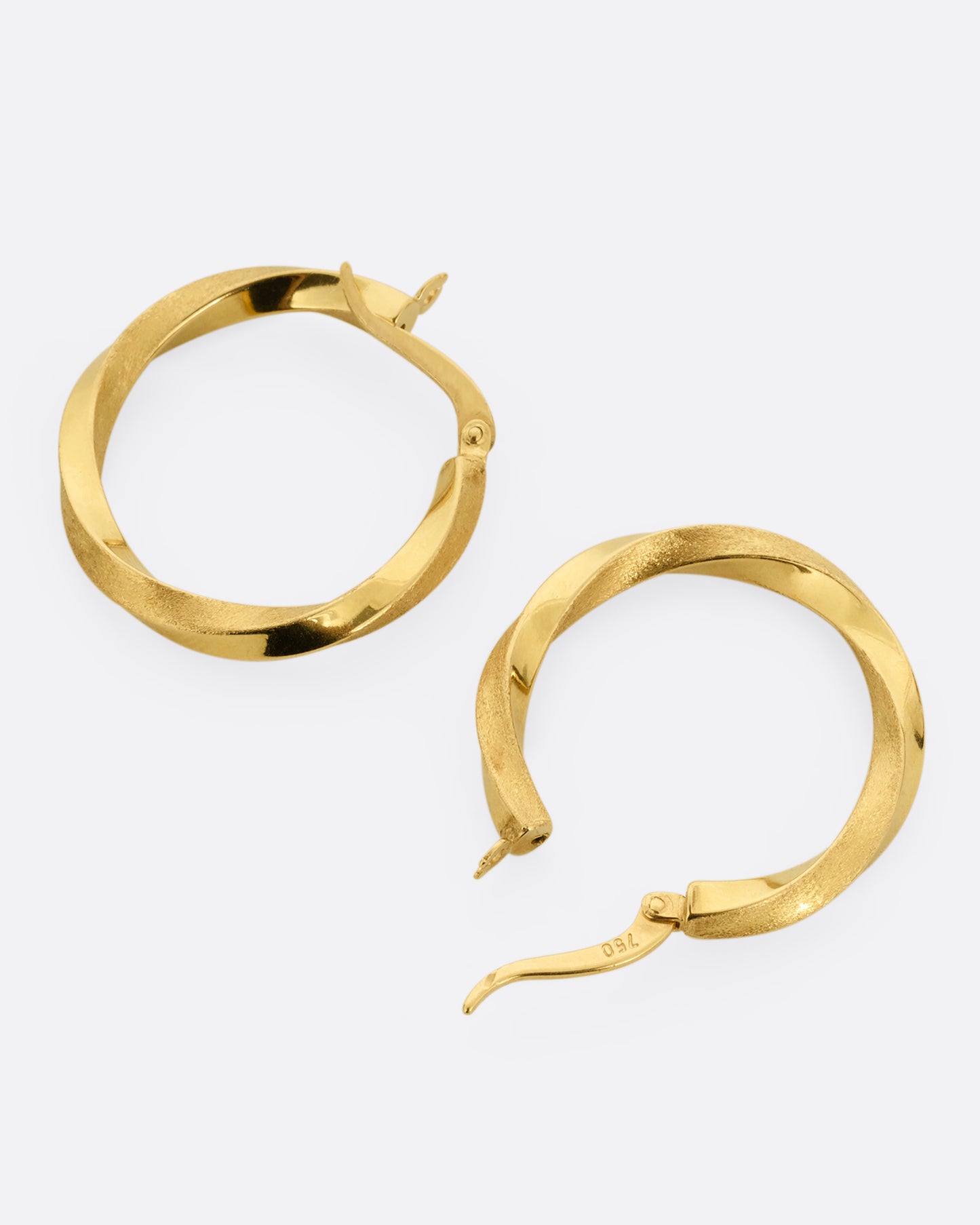 Twisted Hoop Earrings