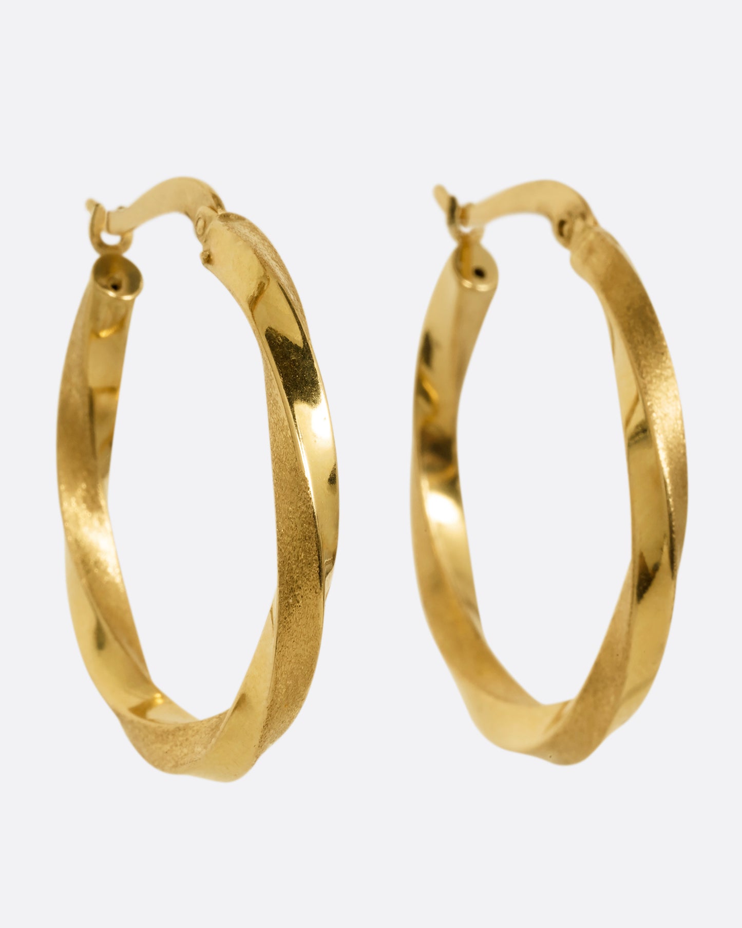Twisted Hoop Earrings