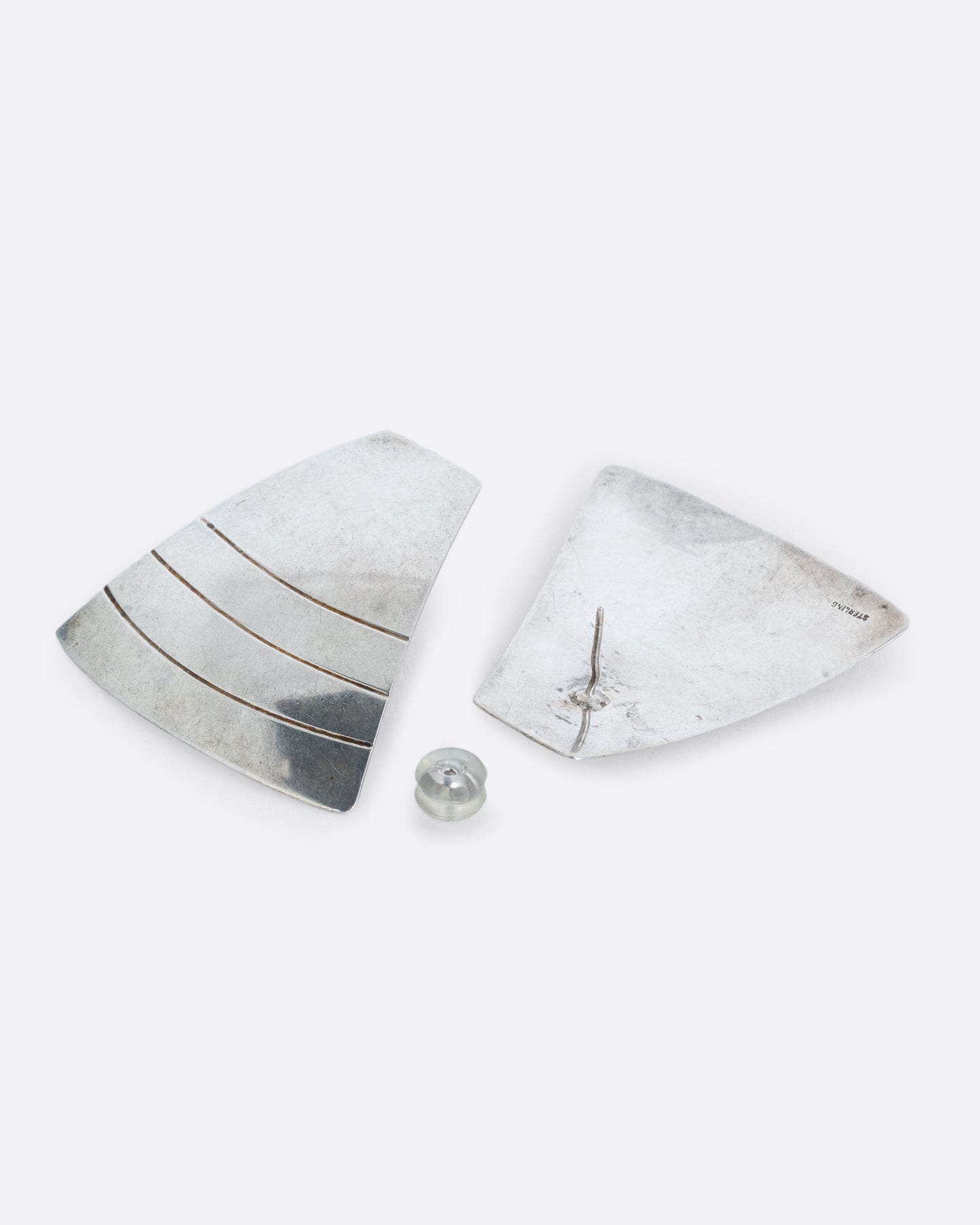 Trapezoidal Stud Earrings