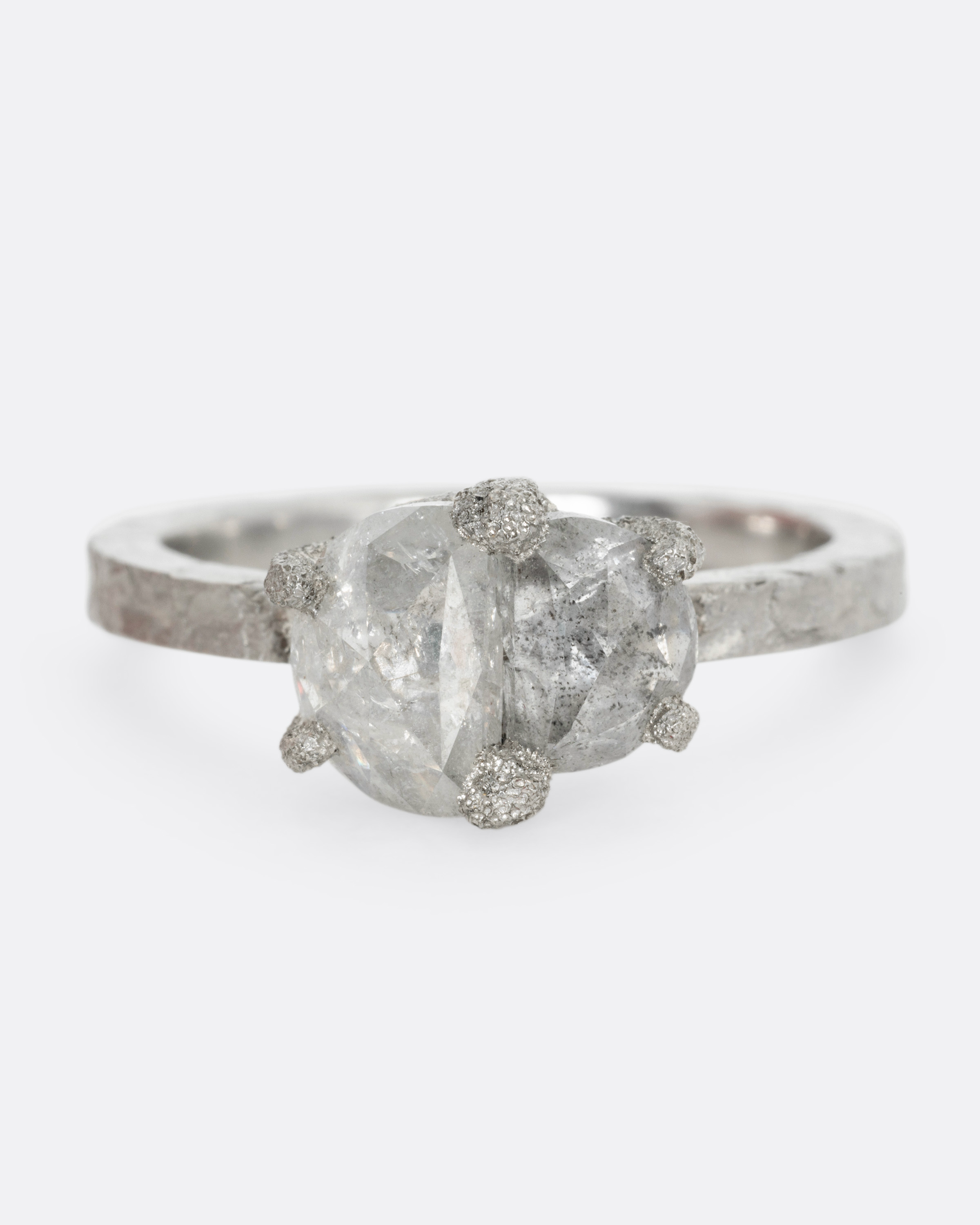 diamond and platinum ring