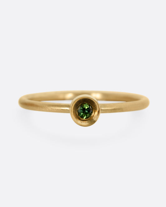 Tourmaline Spot Ring
