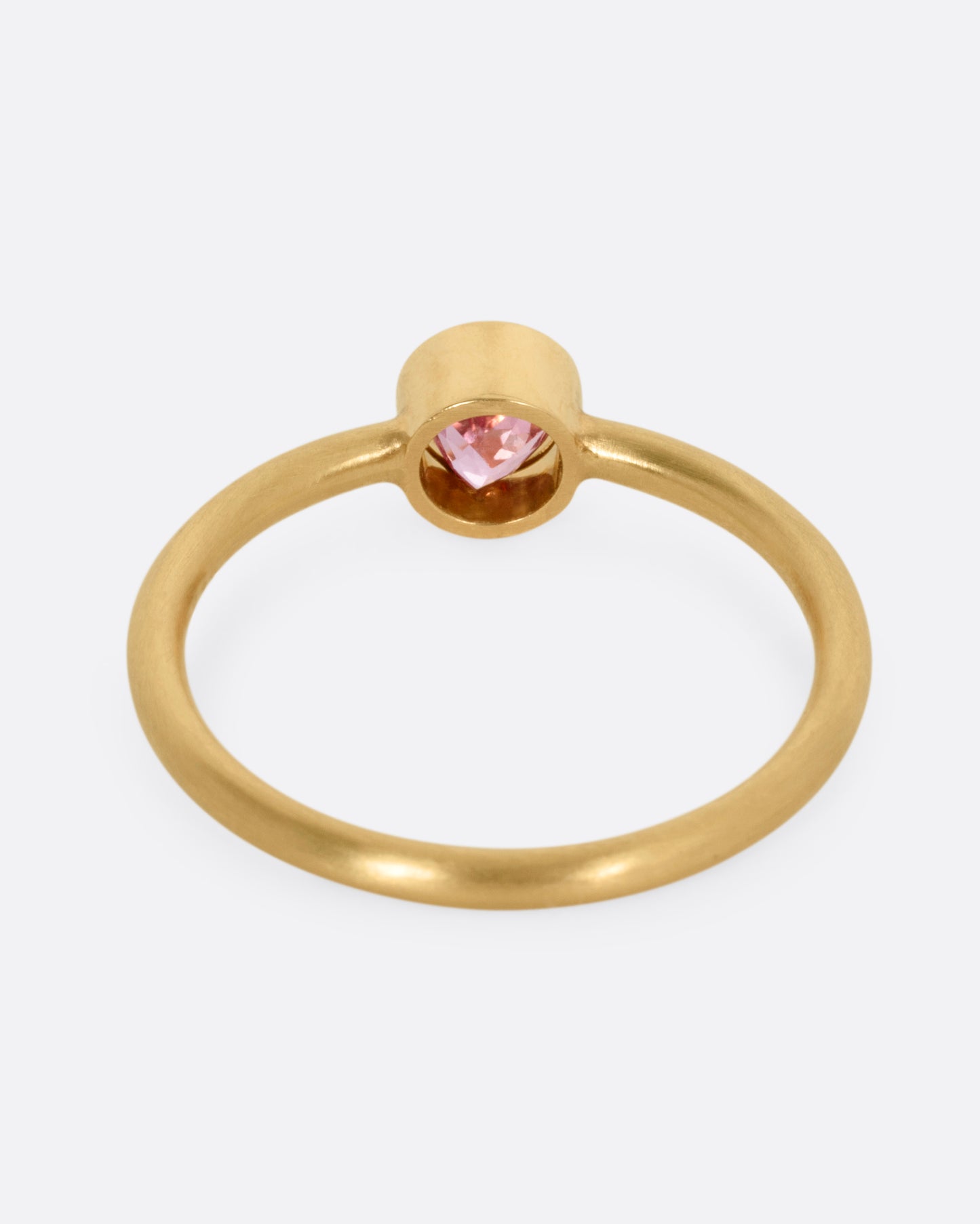 Pink Sapphire Position Ring