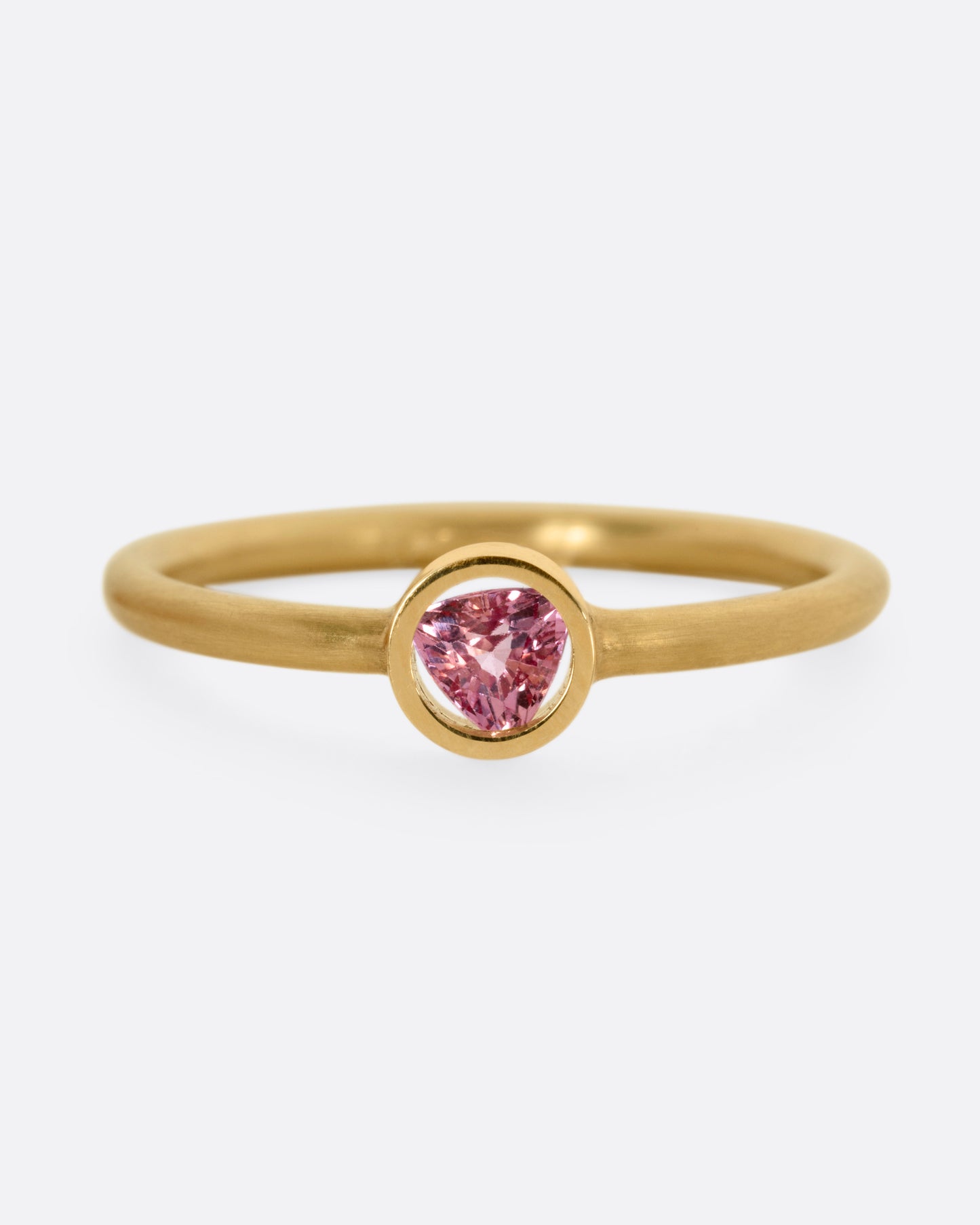 Pink Sapphire Position Ring
