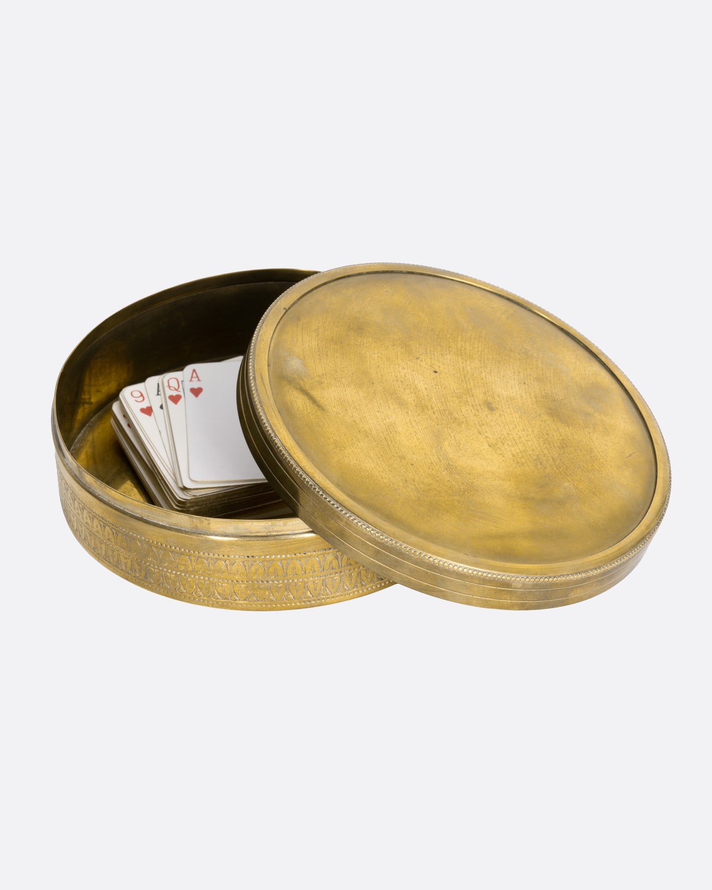 Circular Brass Box