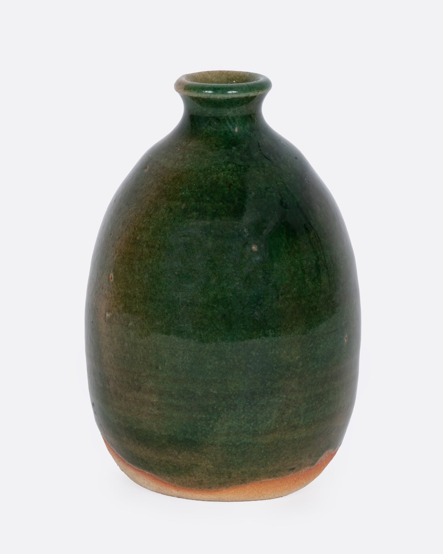 Dark Green Bud Vase