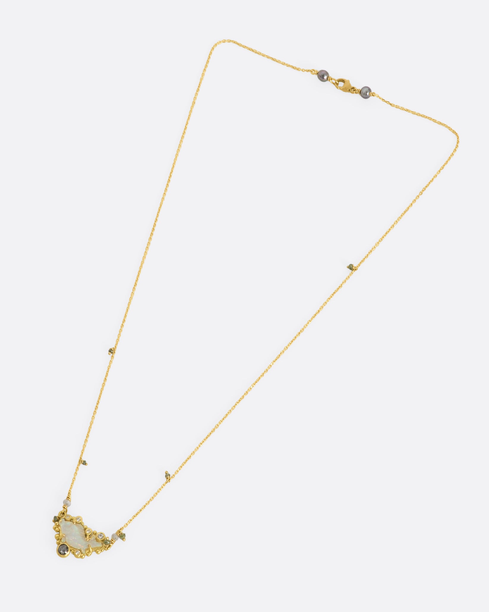 Stine A - Ocean Glimpse Pendant With Opal - 5057-02-Os main image 0