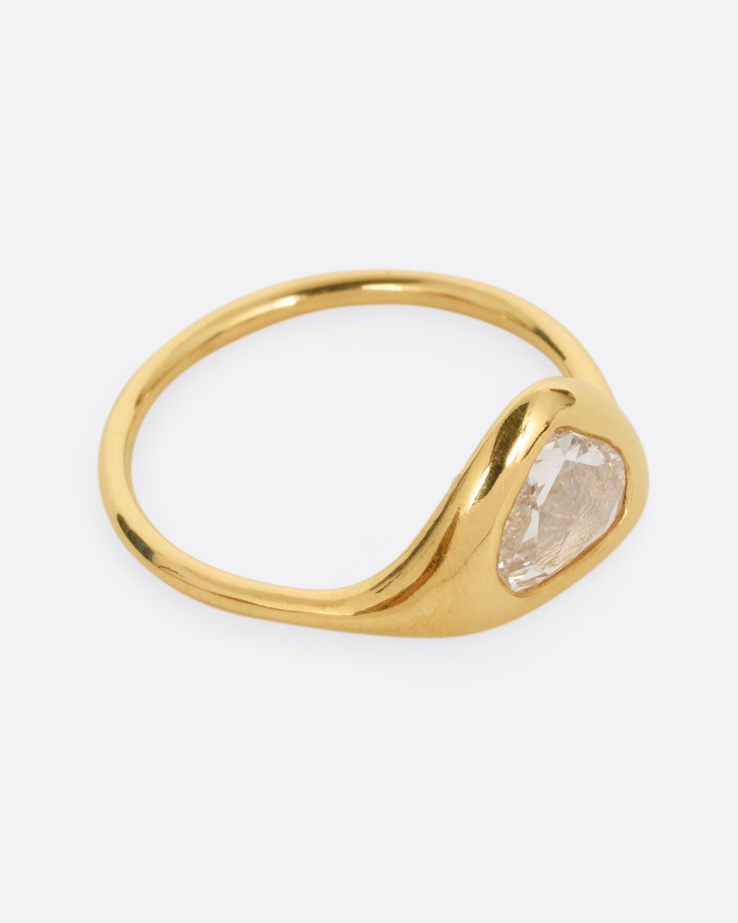Triangular Diamond Ring