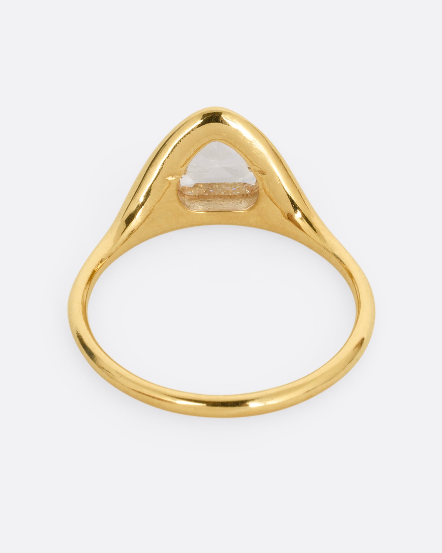 Triangular Diamond Ring