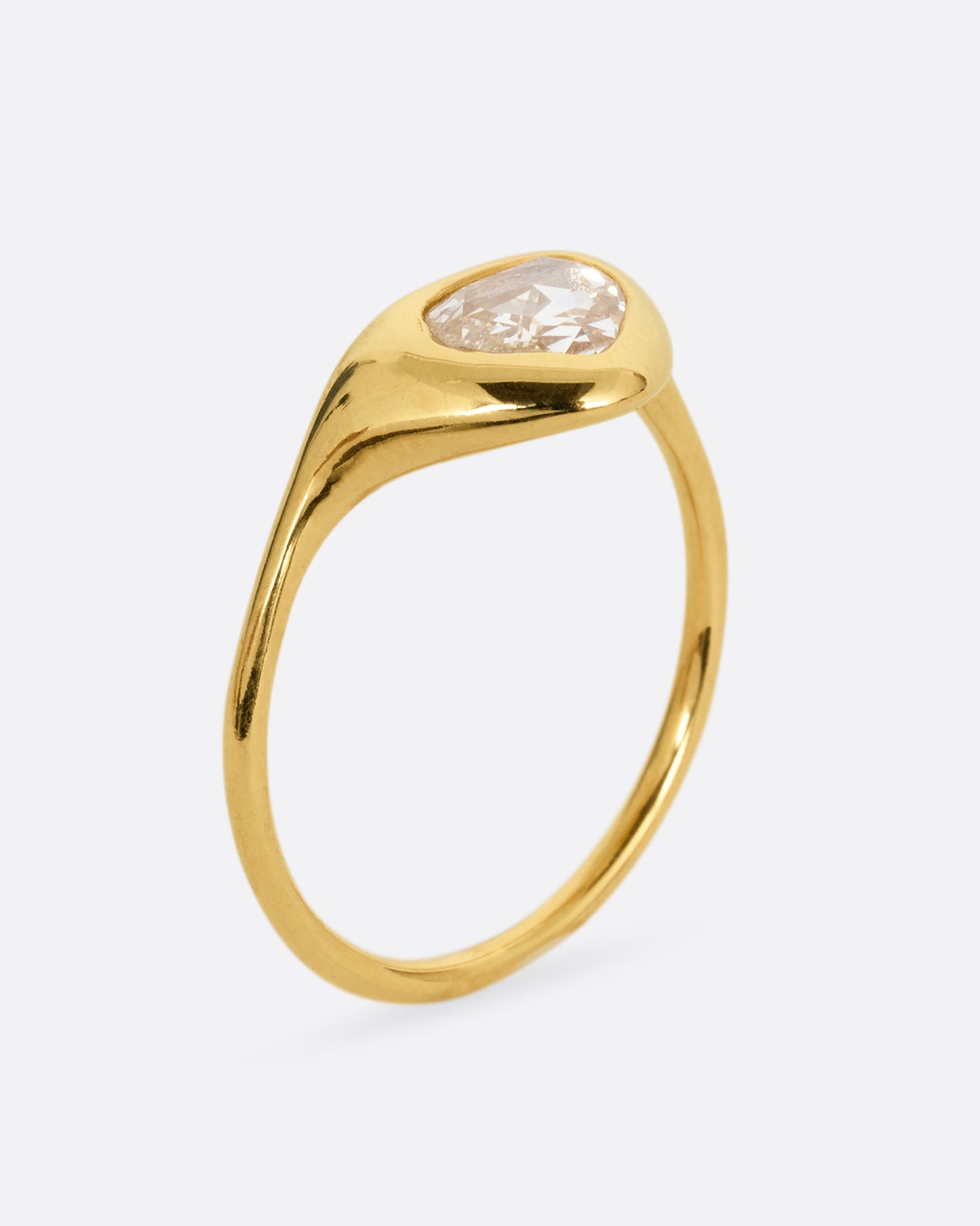 Triangular Diamond Ring
