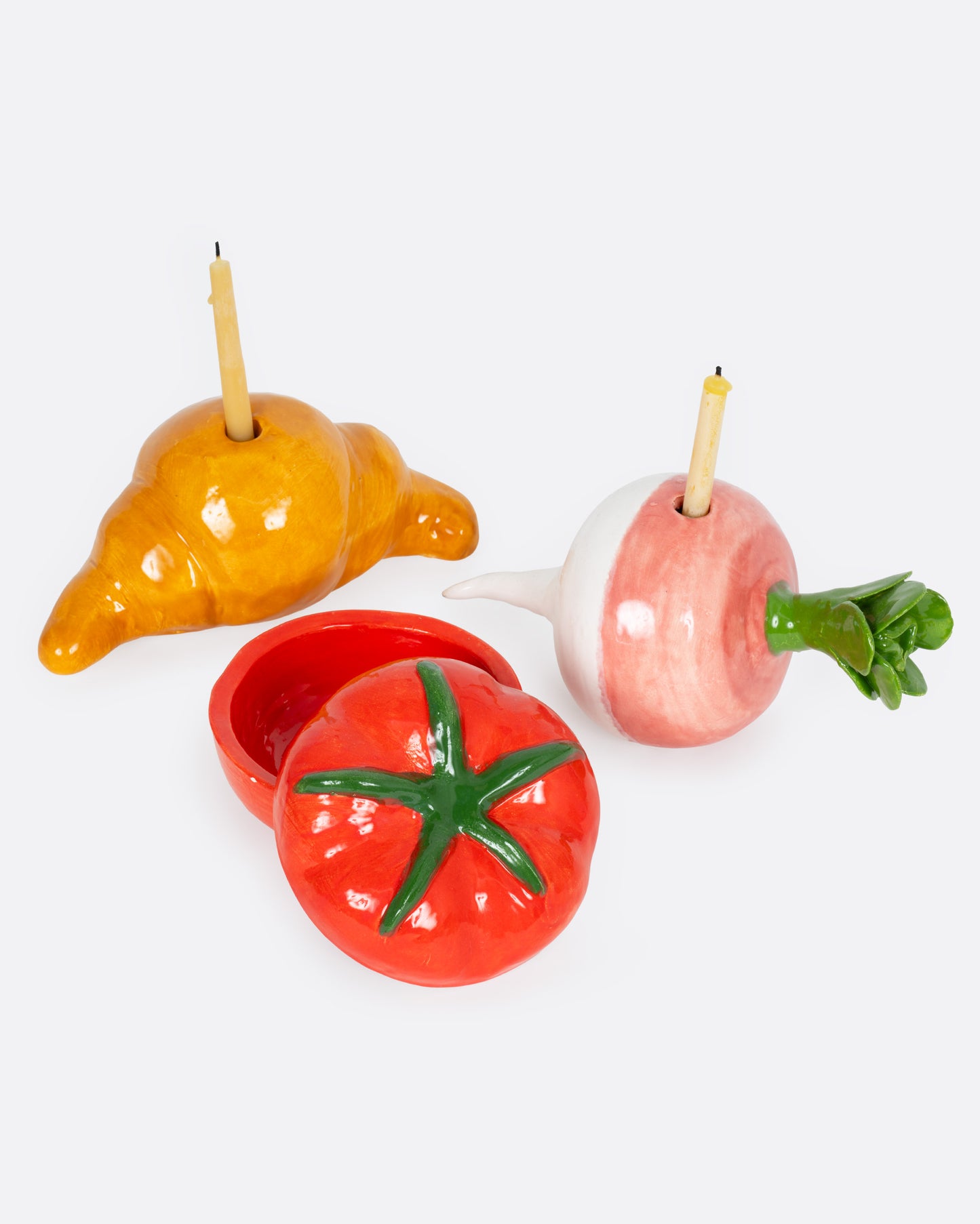 Croissant Candle Holder