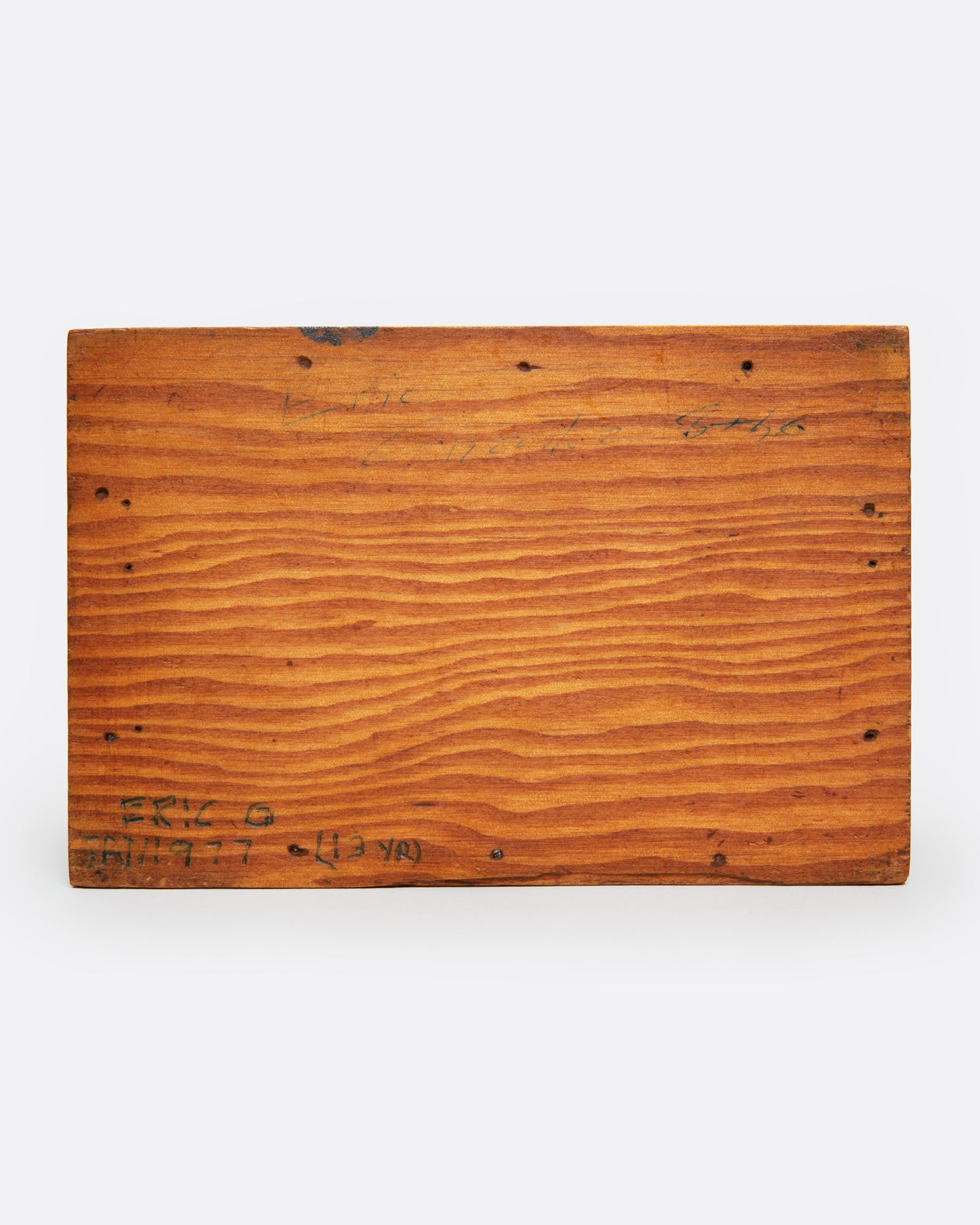 Enamel and Wooden Trinket Box