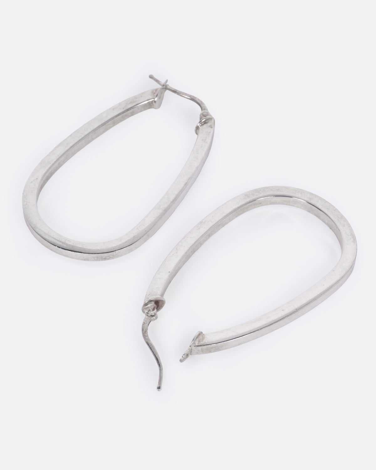 Oval Hoop Earrings