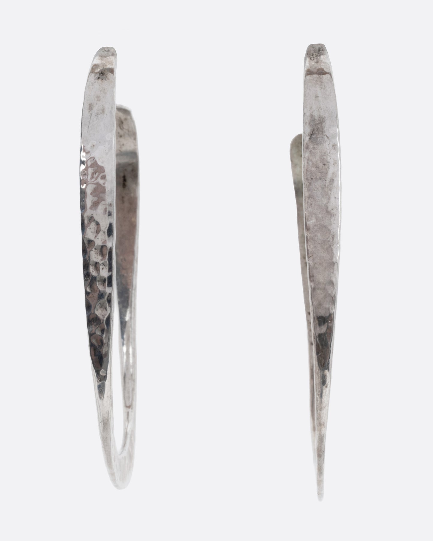 Hammered Hoop Earrings