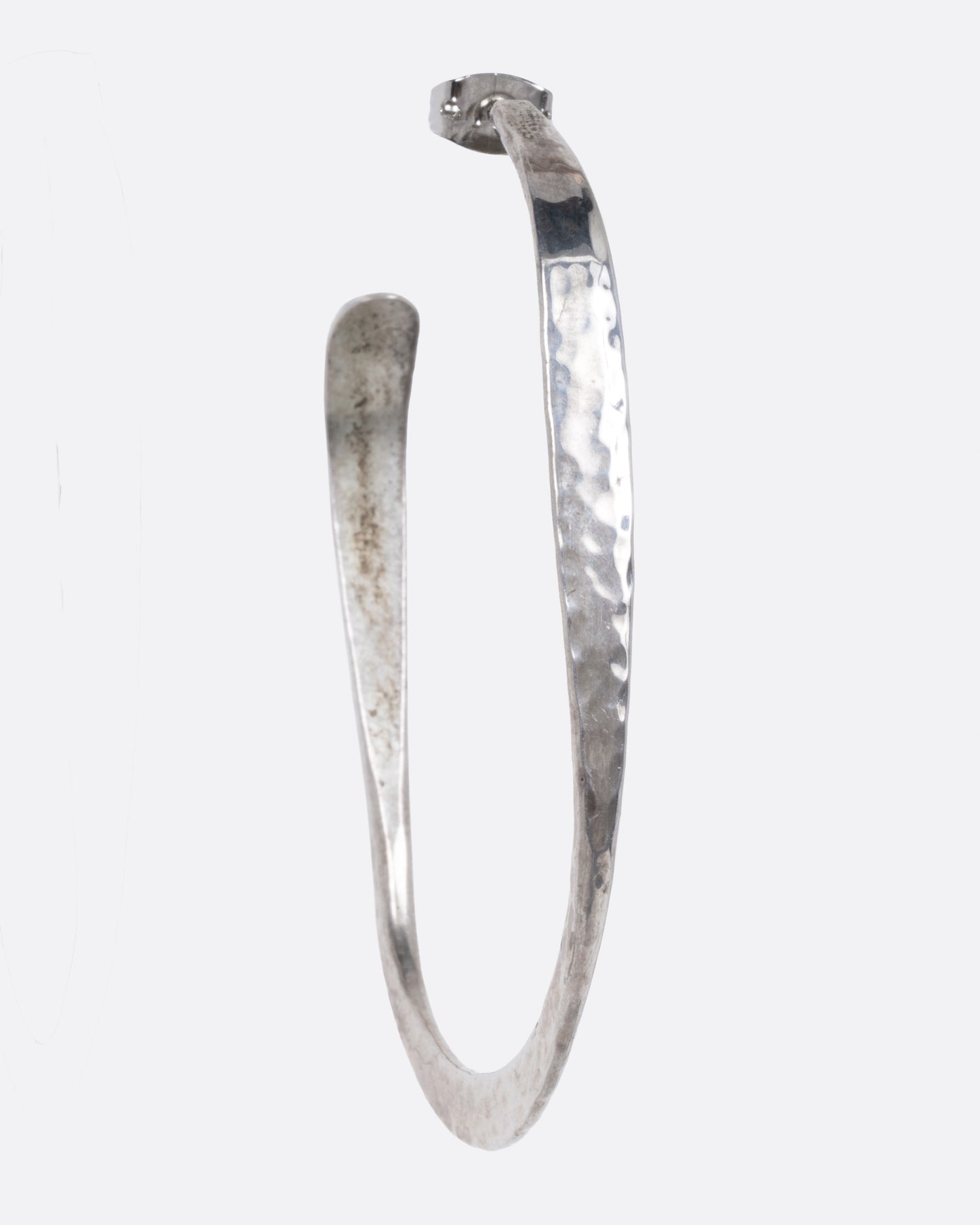 Hammered Hoop Earrings