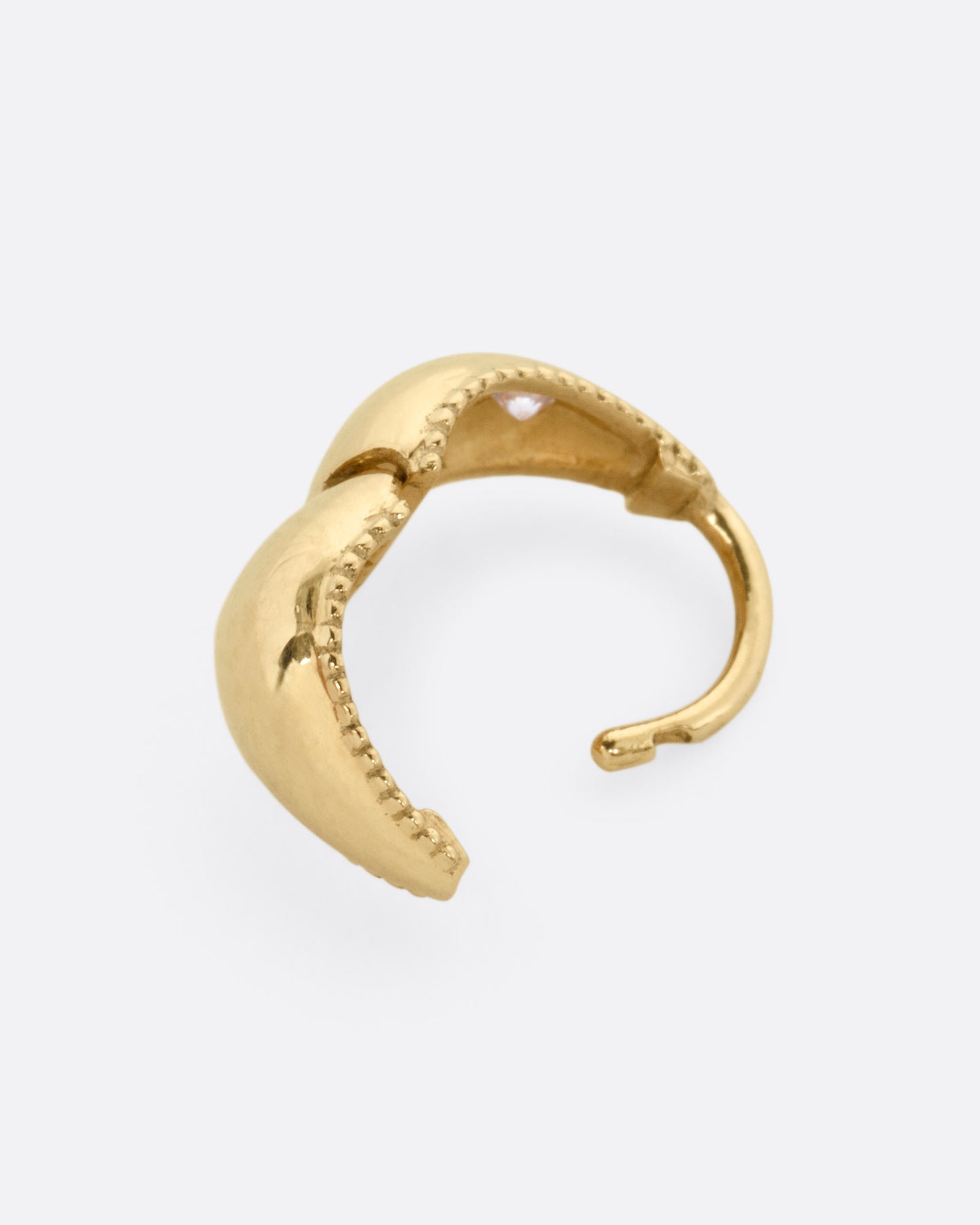 Mini Dome Diamond Scatter Hoop
