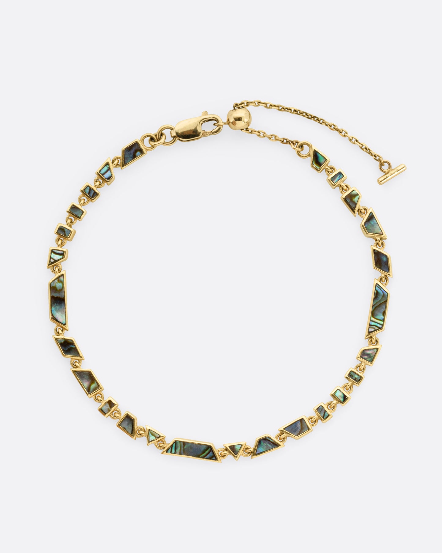 Mini Abalone Shell Tesserae Bracelet
