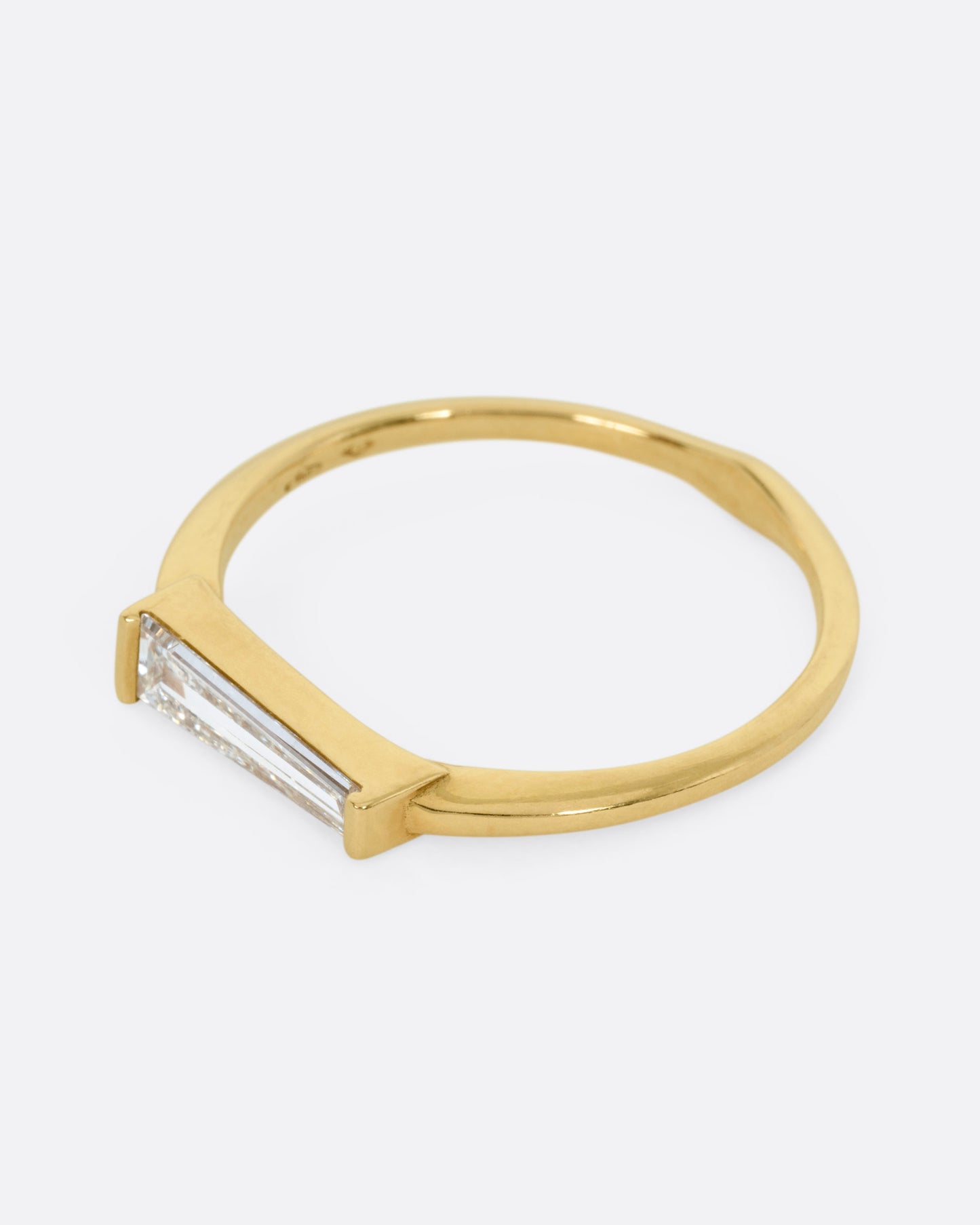 Tapered Baguette Diamond Ring