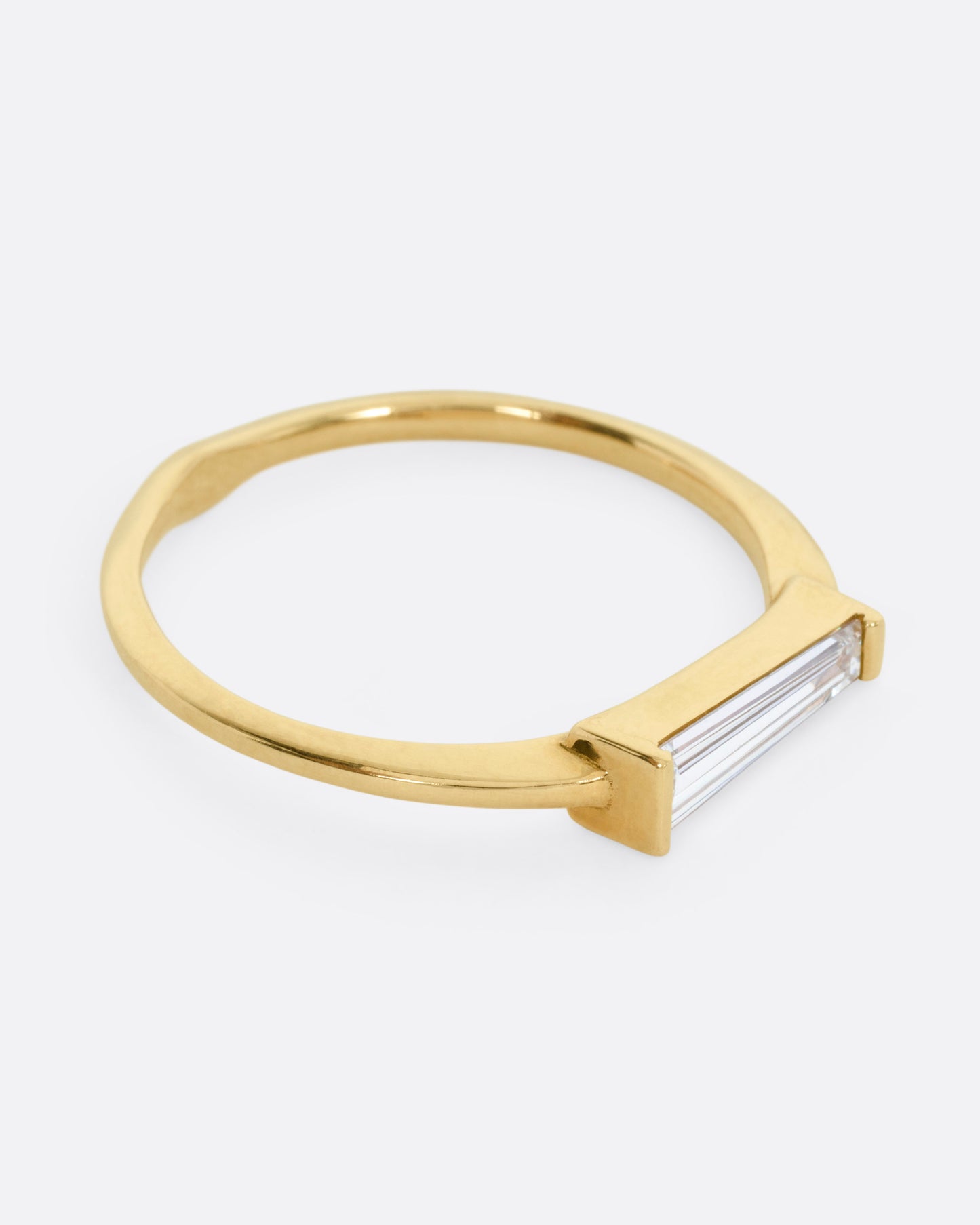 Tapered Baguette Diamond Ring