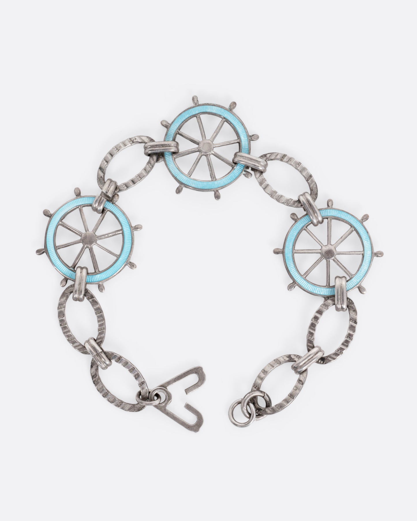 Ship's Wheel Link Bracelet