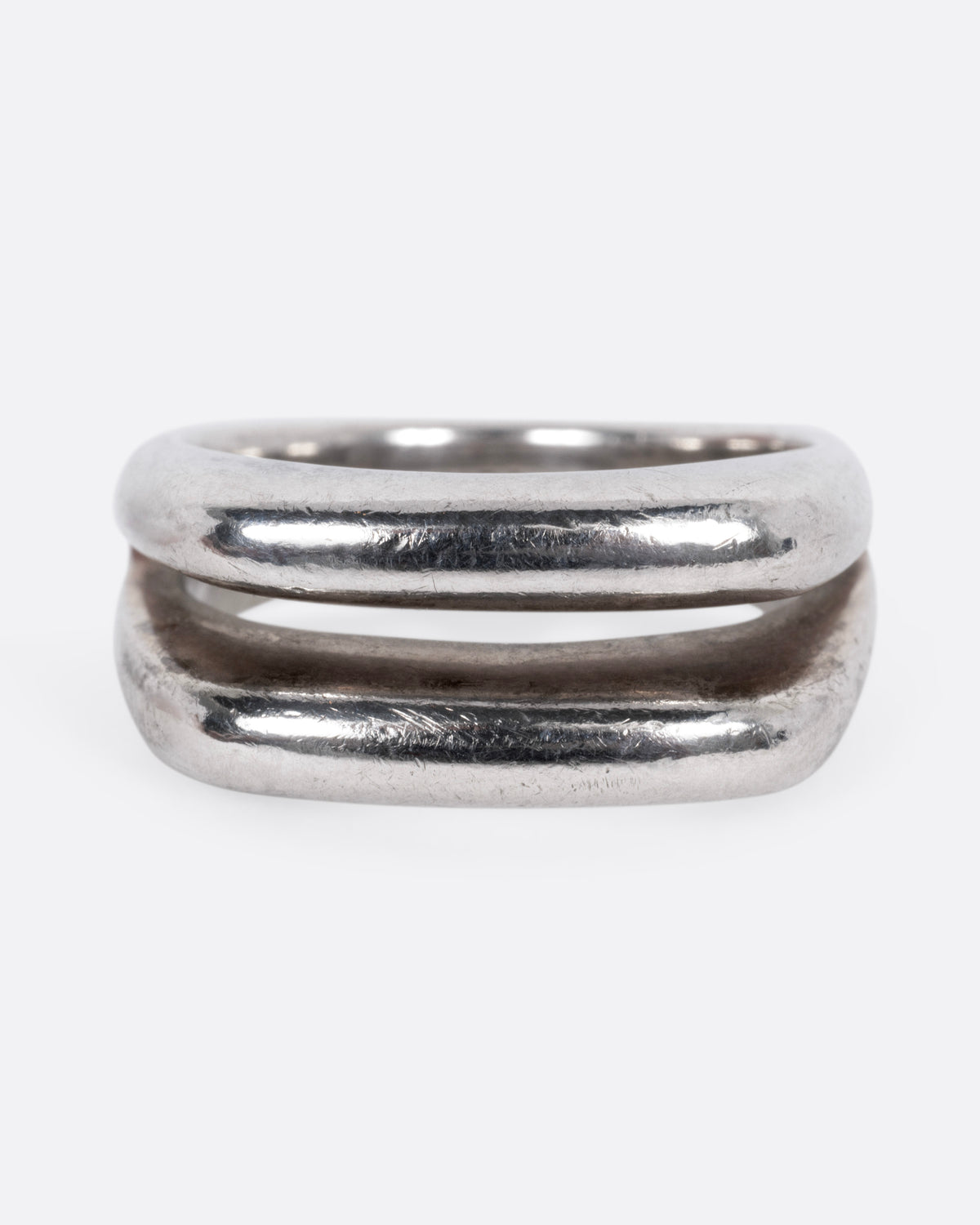 Split Face Signet Ring