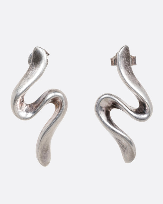 Squiggly Stud Earrings