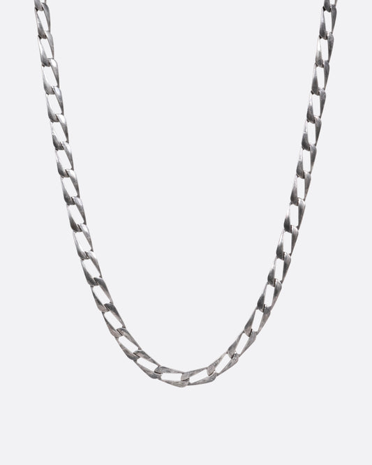 Oval Curb Chain Necklace