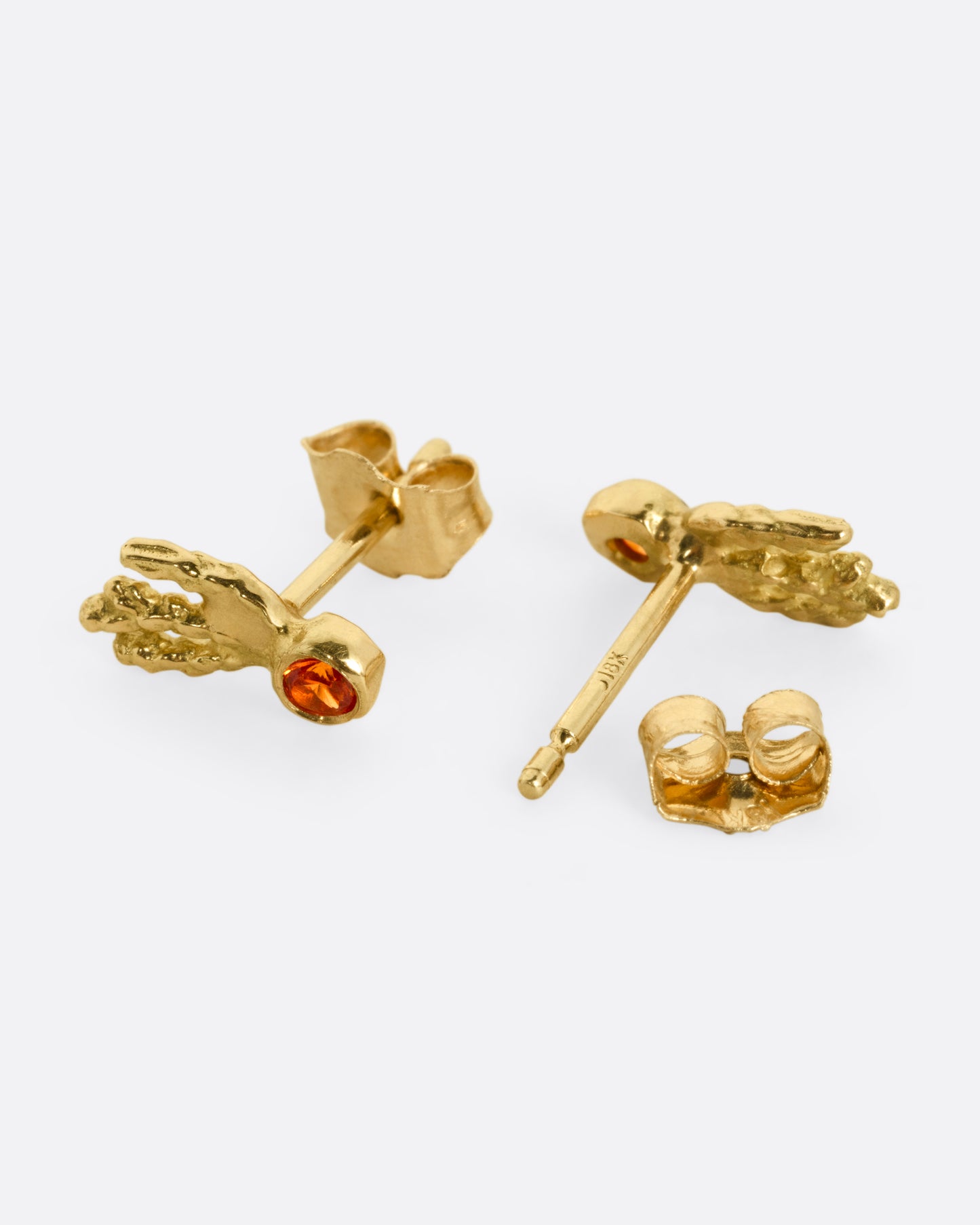 Sapphire Comet Stud Earrings
