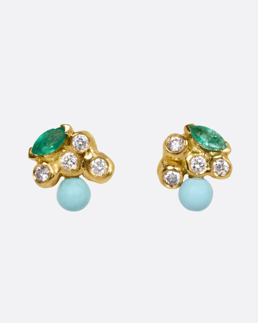 Persian Constellation Stud Earrings