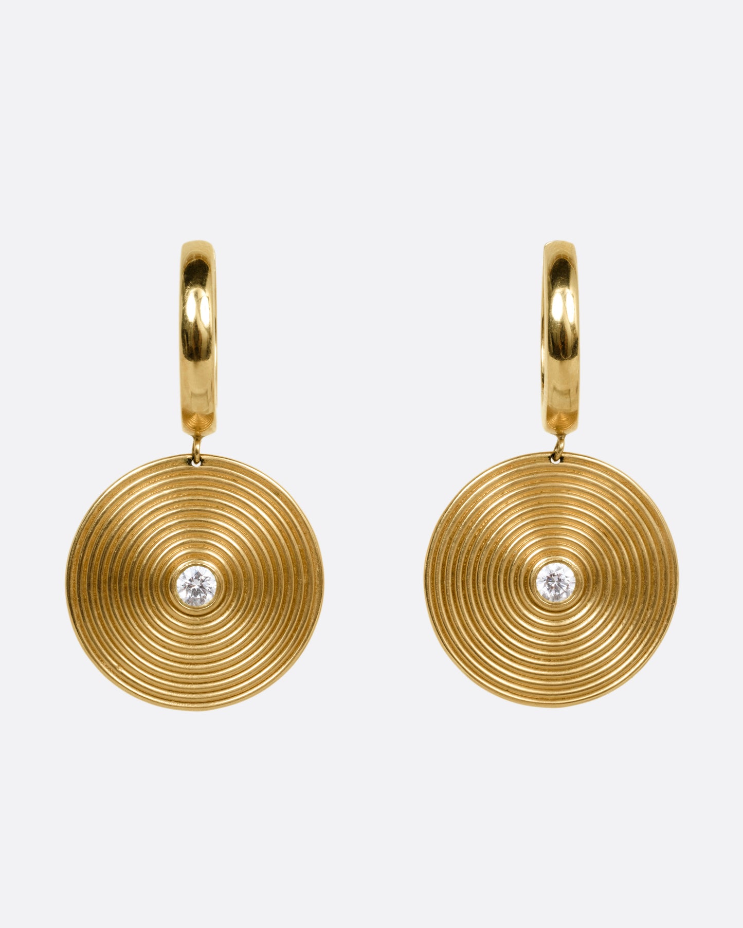 Nicola Hoop Drop Earrings