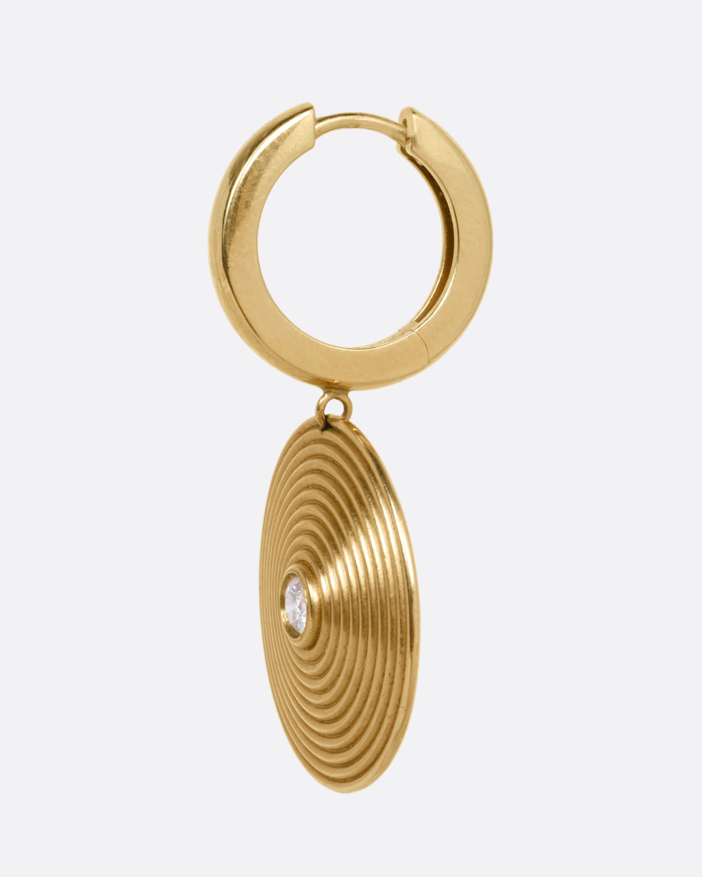 Nicola Hoop Drop Earrings