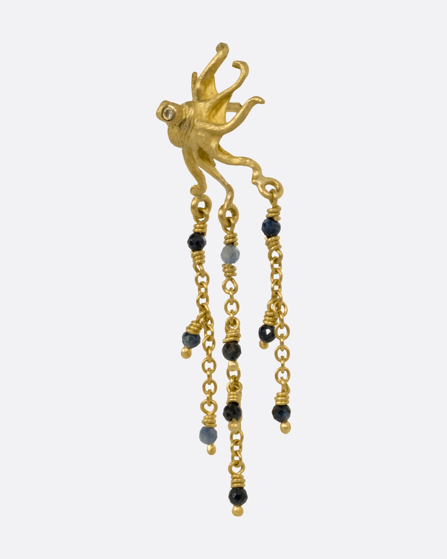 Octopus Dangle Stud Earrings