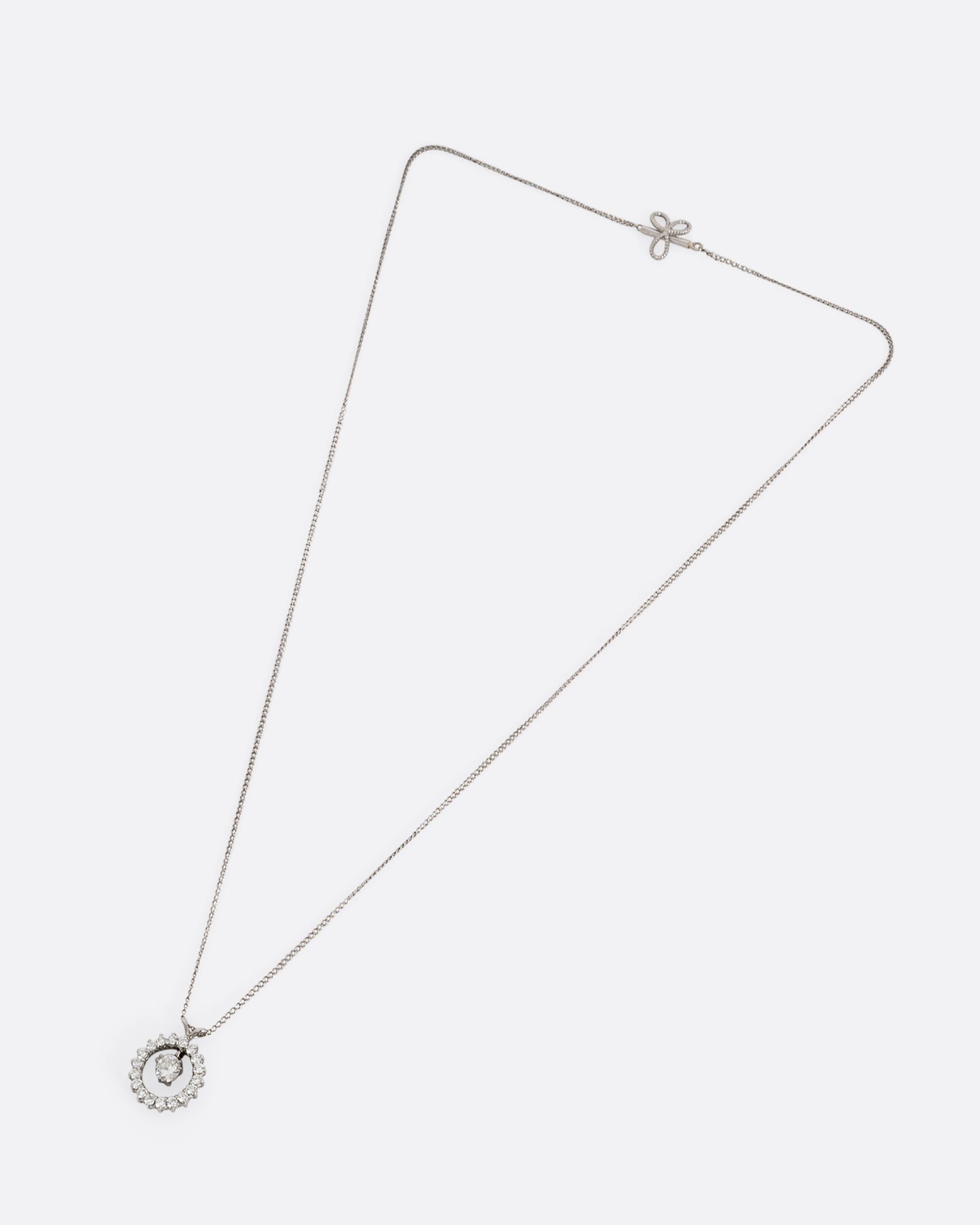 Diamond Dangle Pendant Necklace