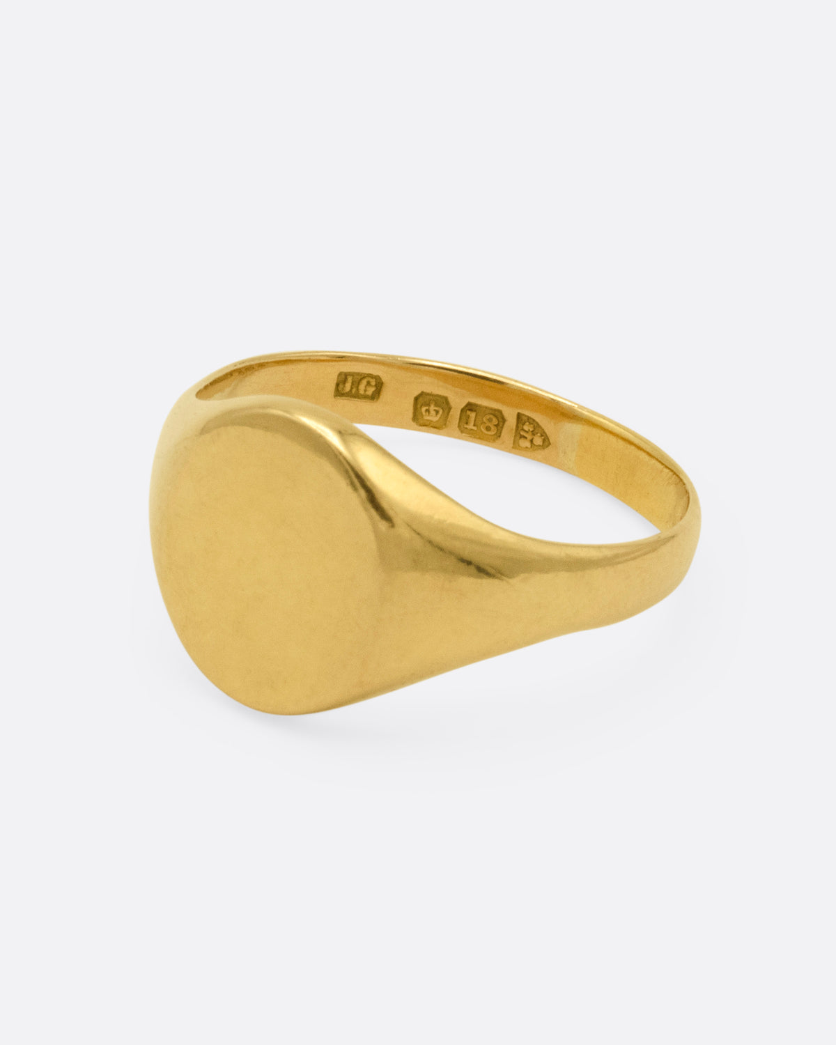 Round Signet Ring