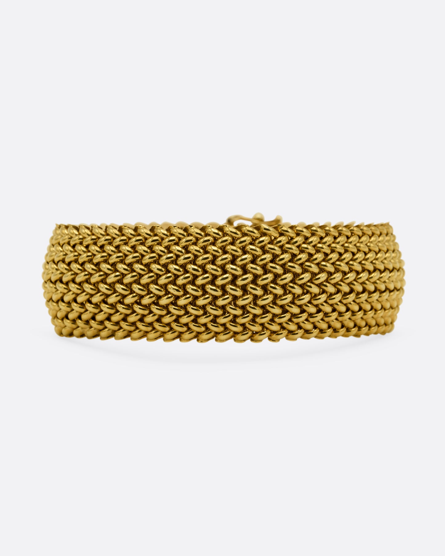 Wide Woven Bracelet