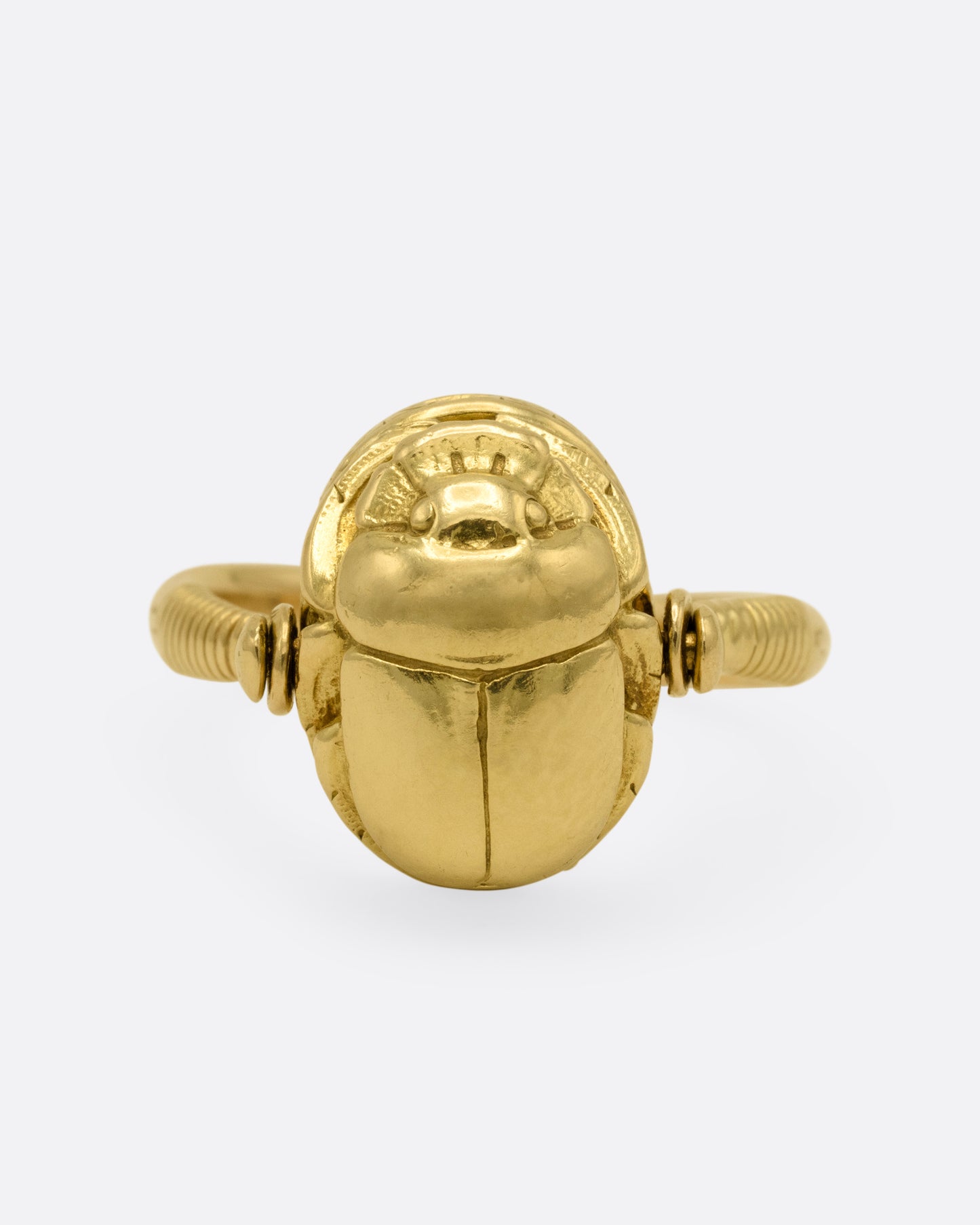 Antique Scarab Locket Ring