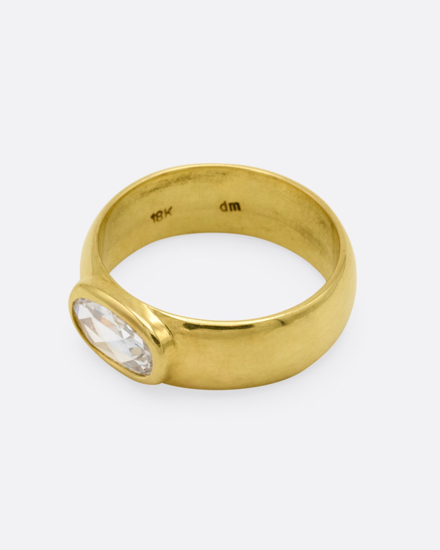 Oval Diamond Cigar Band