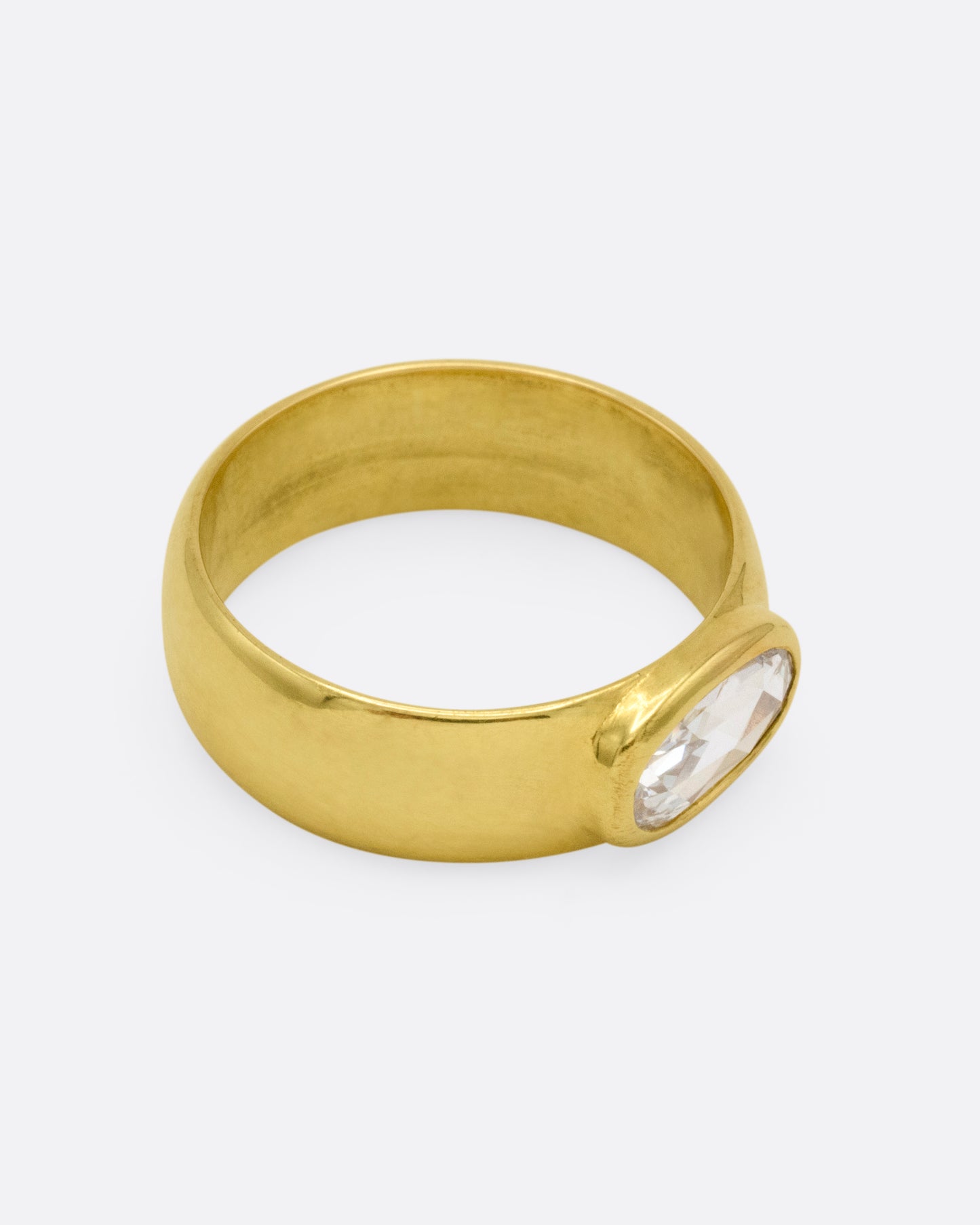 Oval Diamond Cigar Band