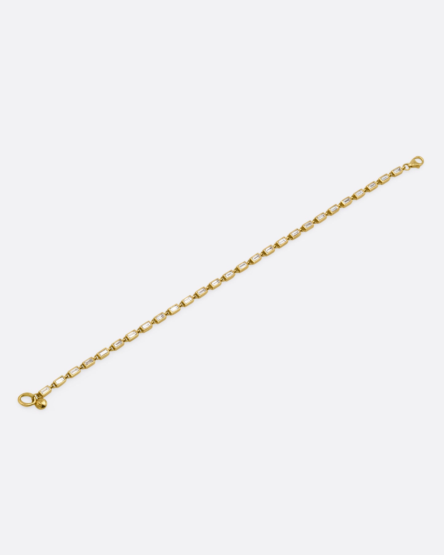 Baguette Diamond Tennis Bracelet