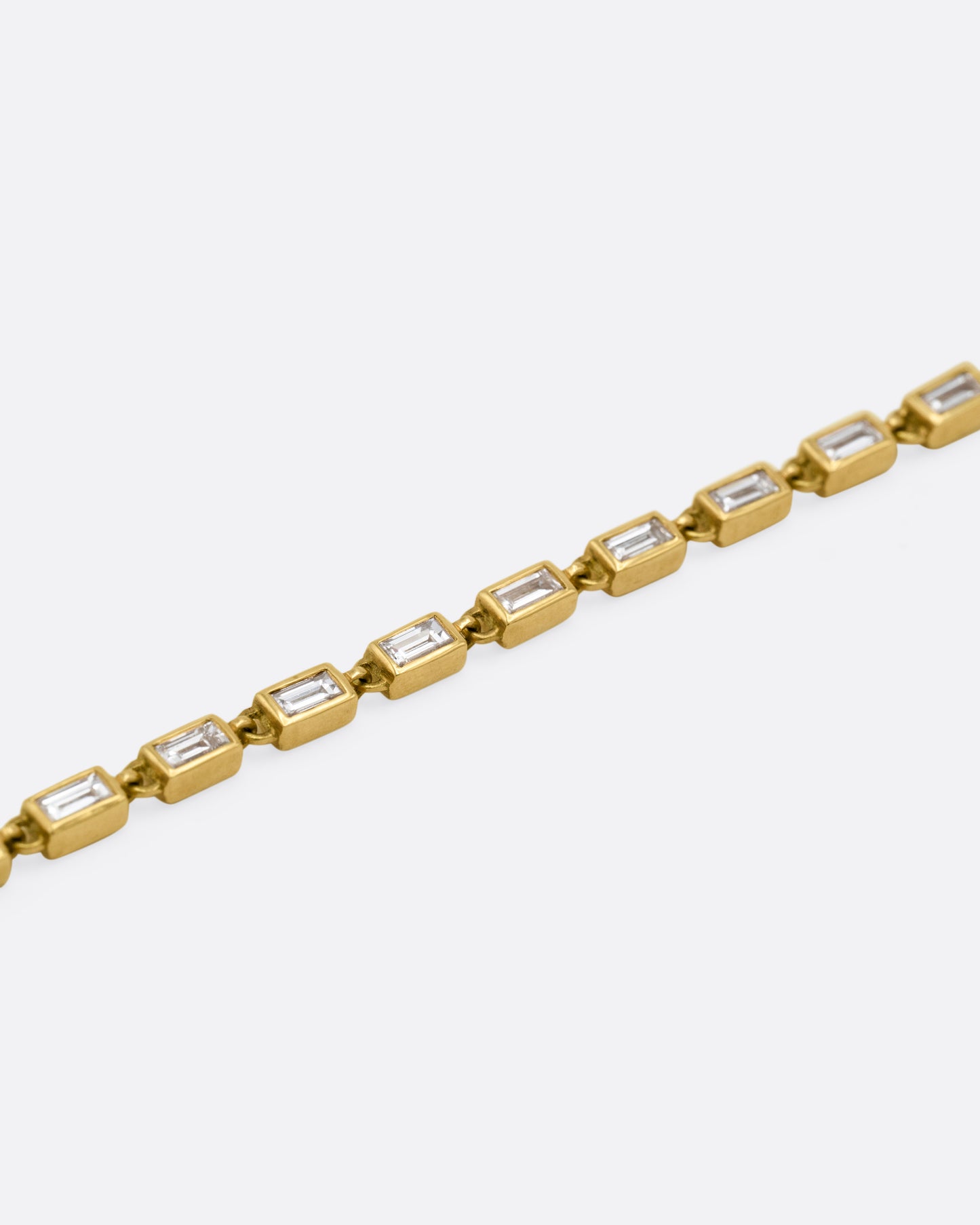 Baguette Diamond Tennis Bracelet