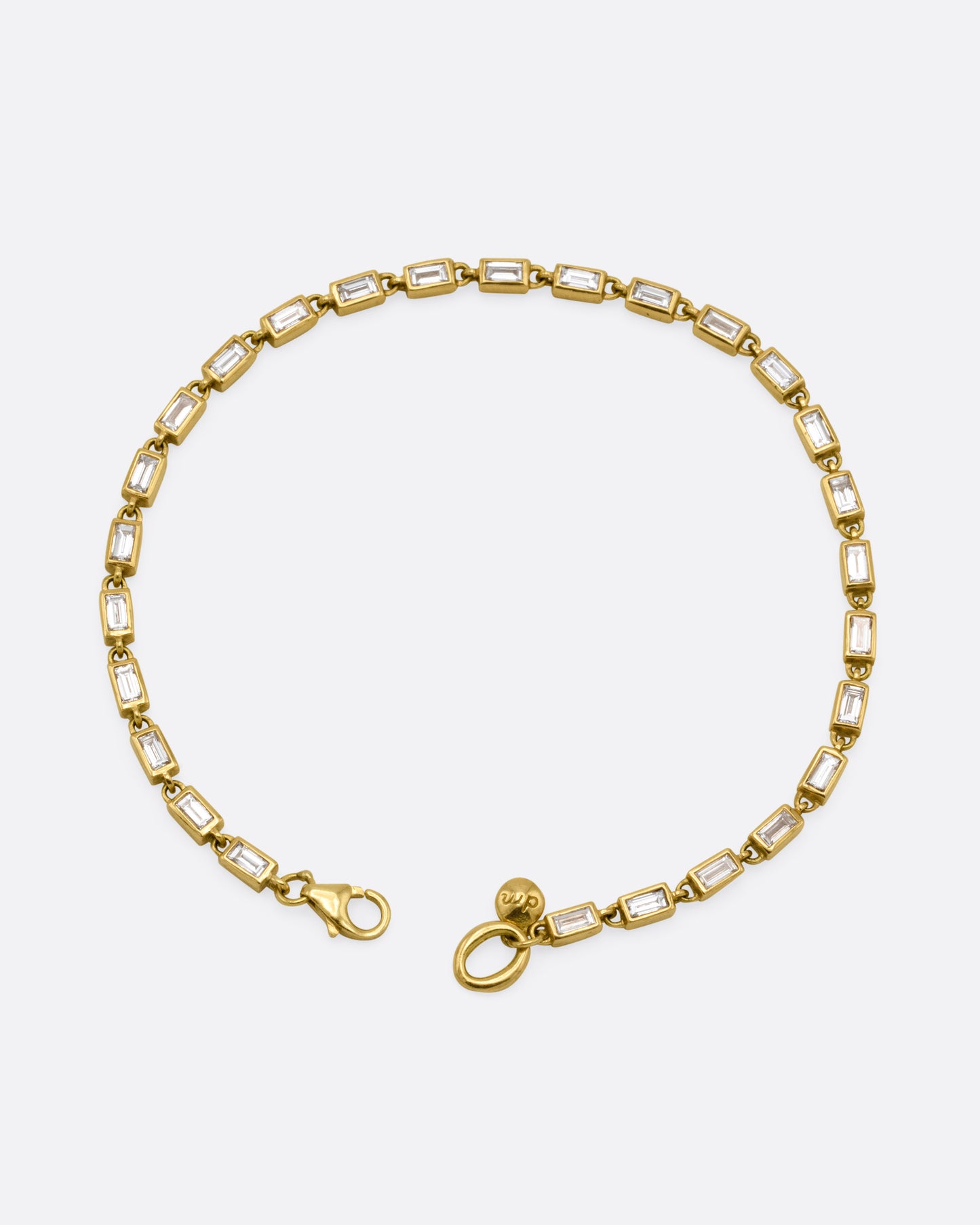 Baguette Diamond Tennis Bracelet