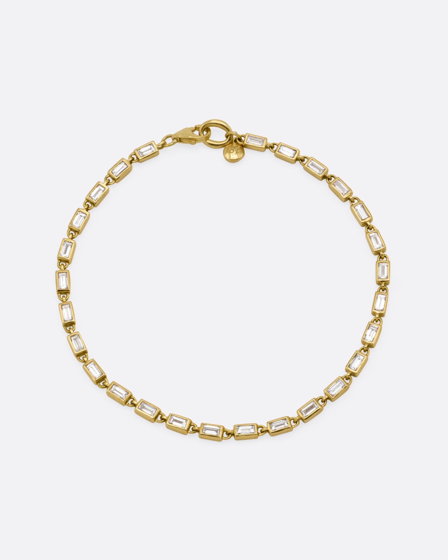 Baguette Diamond Tennis Bracelet