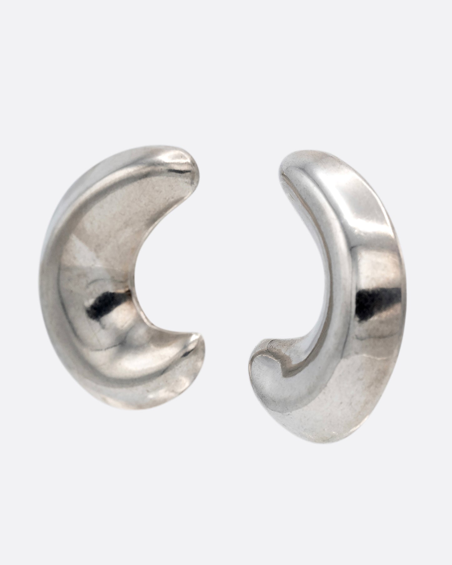 Crescent Stud Earrings
