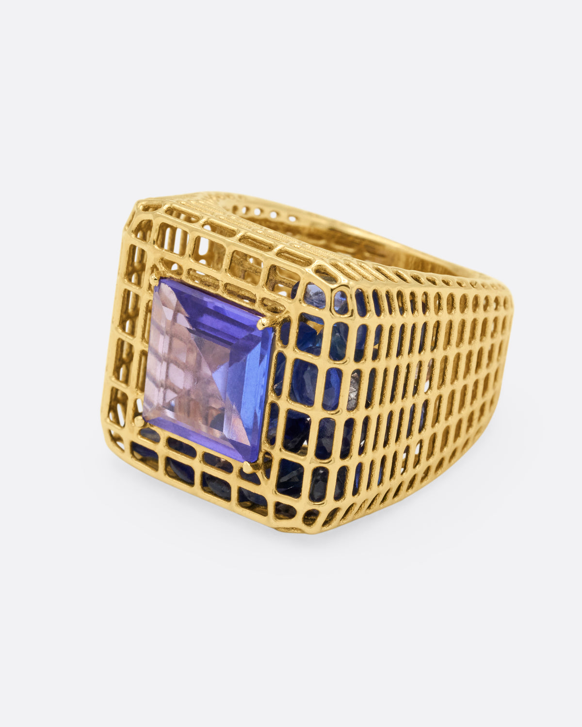 Tanzanite Cagey Ring