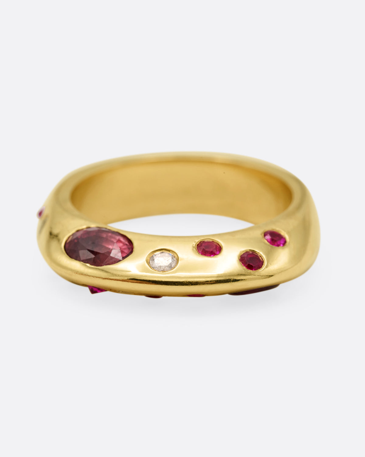 Diamond, Sapphire, and Ruby Baby Boo Ring