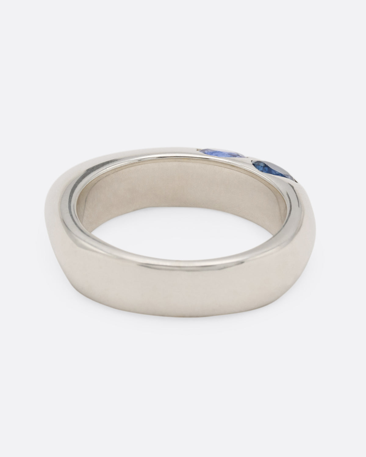 Green and Blue Sapphire Baby Boo Ring