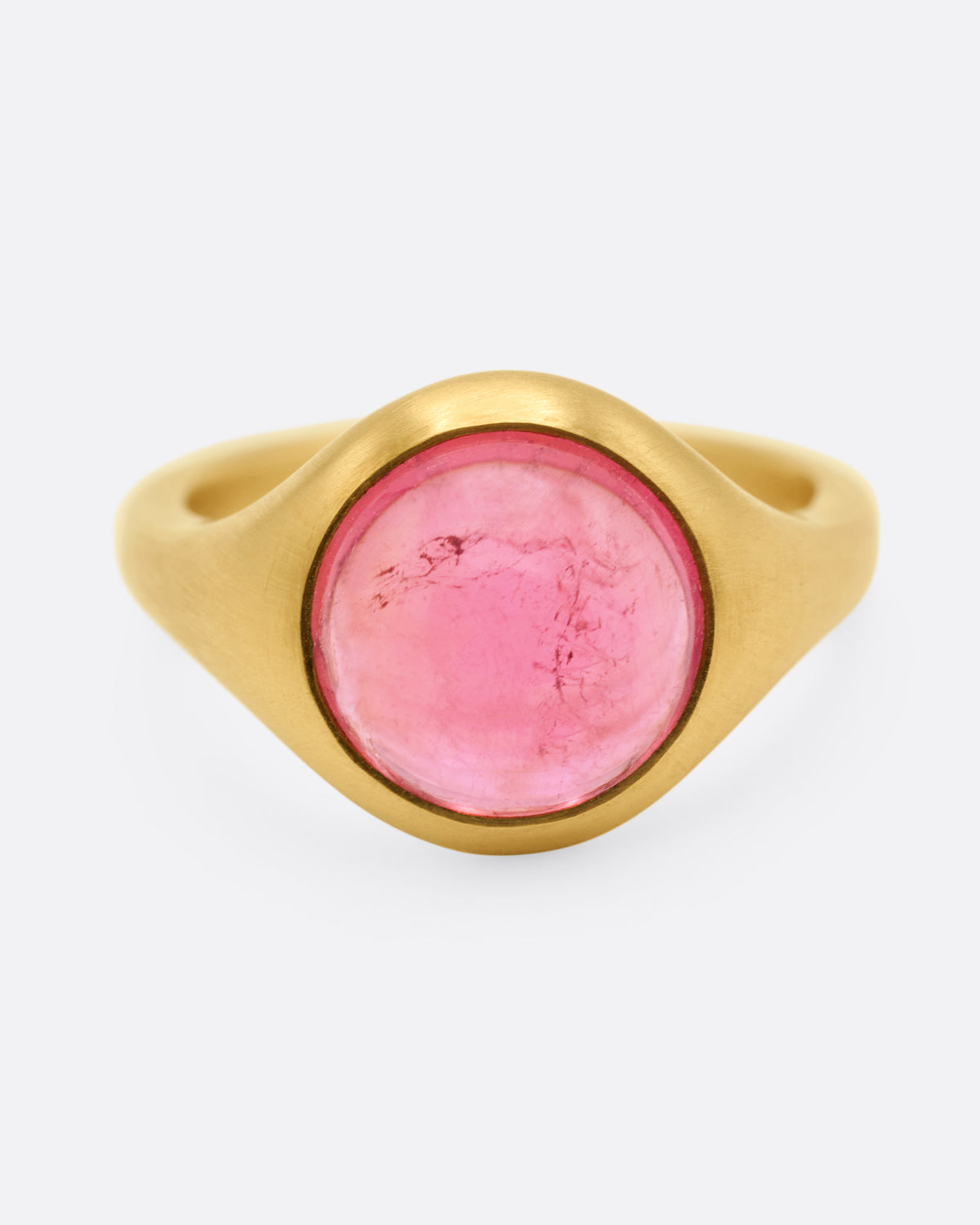 Anello All'Inglese Pink Tourmaline Ring