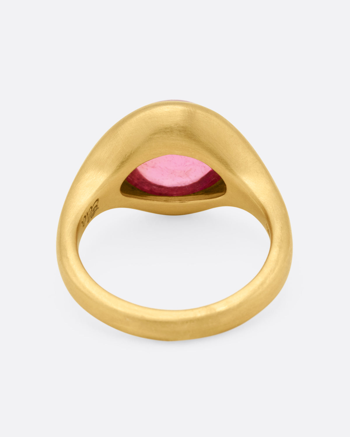 Anello All'Inglese Pink Tourmaline Ring
