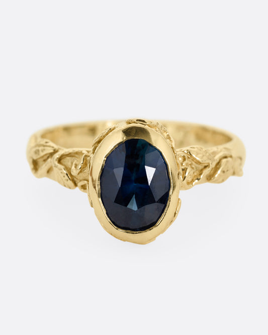 Interlaced Sapphire Ring
